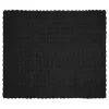  Műnyúl szőrmés takaró Fekete 220 x 240 cm Poliészter