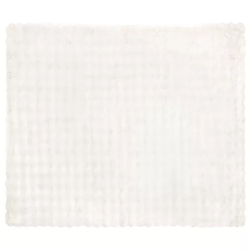  Műnyúl szőrmés takaró Fehér 130 x 150 cm Poliészter