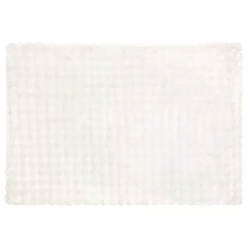  Műnyúl szőrmés takaró Fehér 150 x 220 cm Poliészter