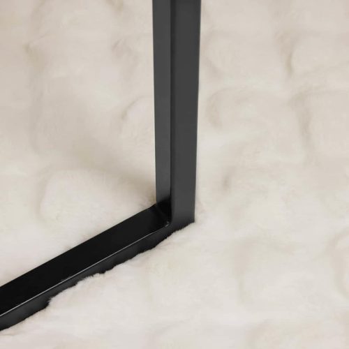  Műnyúl szőrmés takaró 4 pcs Fehér 130 x 150 cm Poliészter