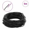  Bőr zsinór Fekete Ø1,5 mm x 5 m Bőr
