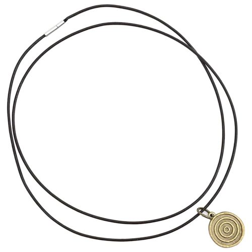  Bőr zsinór Sötét Barna Ø1 mm x 10 m Bőr