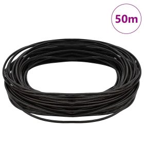  Bőr zsinór Sötét Barna Ø1,5 mm x 50 m Bőr