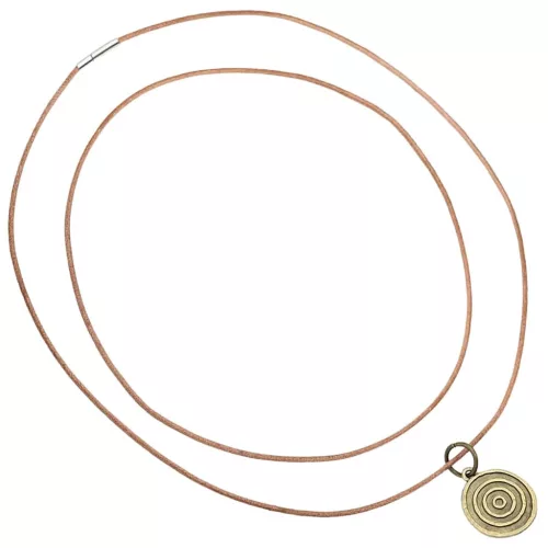  Bőr zsinór Barna Ø2 mm x 10 m Bőr