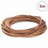  Bőr zsinór Barna Ø4 mm x 5 m Bőr