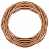  Bőr zsinór Barna Ø5 mm x 5 m Bőr