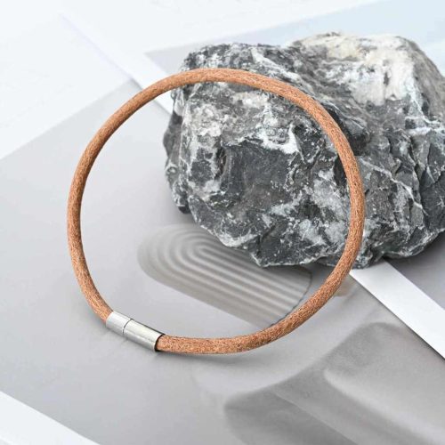  Bőr zsinór Barna Ø5 mm x 10 m Bőr