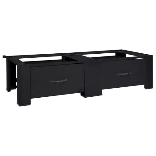  Mosógép Talp 2 pcs Fekete 64 x 55 x 32.5 cm Acél
