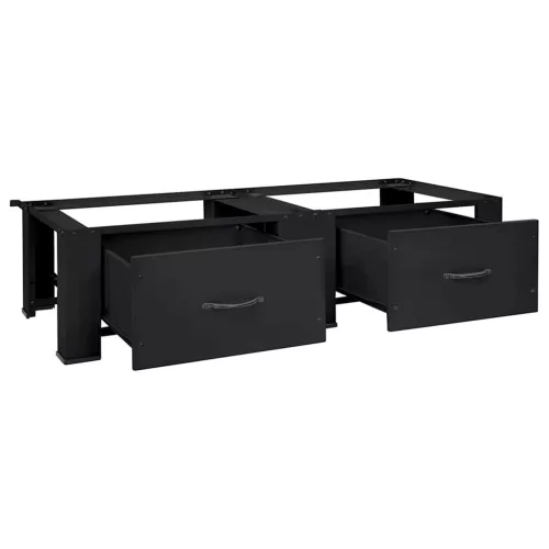  Mosógép Talp 2 pcs Fekete 64 x 55 x 32.5 cm Acél