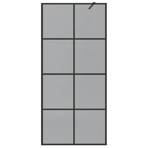  Walk-in zuhanyfal Fekete 90 x 195 cm edzett üveg