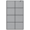  Walk-in zuhanyfal Fekete 115 x 195 cm edzett üveg