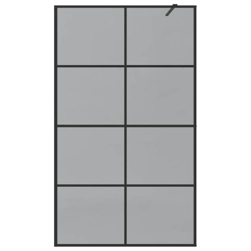  Walk-in zuhanyfal Fekete 115 x 195 cm edzett üveg