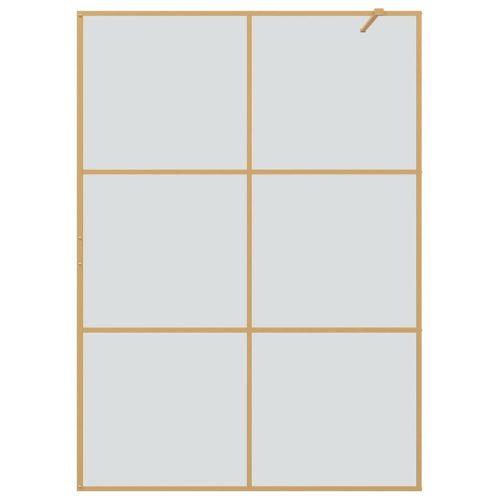  Walk-in zuhanyfal Arany 140 x 195 cm edzett üveg