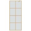  Walk-in zuhanyfal Arany 80 x 195 cm edzett üveg