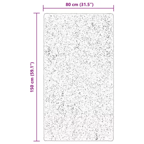  Területszőnyegek Négyszögletes HUARTE Barna 150 x 80 cm