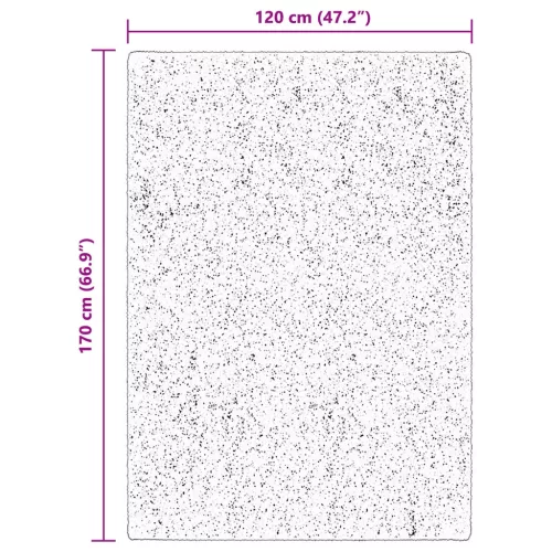  Területszőnyegek Négyszögletes HUARTE Barna 170 x 120 cm