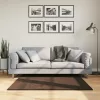  Területszőnyegek Négyzet HUARTE Barna 120 x 120 cm Poliészter