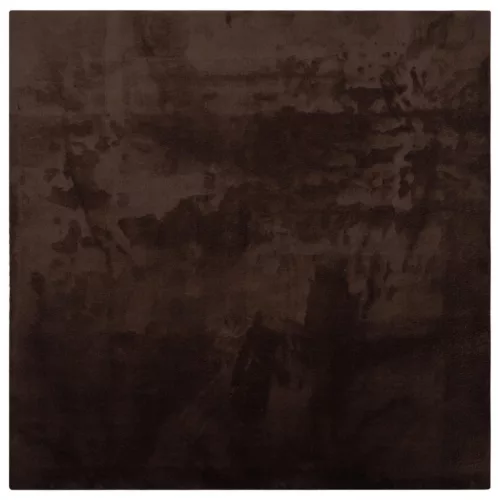  Területszőnyegek Négyzet HUARTE Barna 160 x 160 cm Poliészter