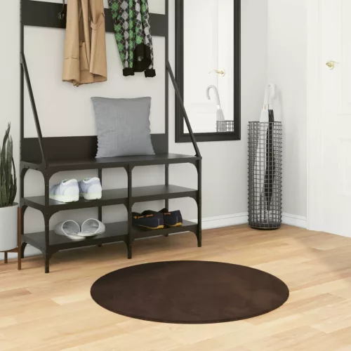  Területszőnyegek Kerek HUARTE Barna Ø 80 CM