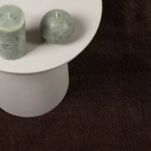  Területszőnyegek Kerek HUARTE Barna Ø 120 CM