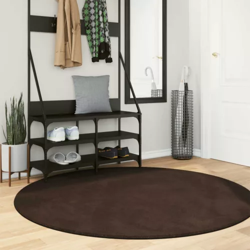  Területszőnyegek Kerek HUARTE Barna Ø 160 CM
