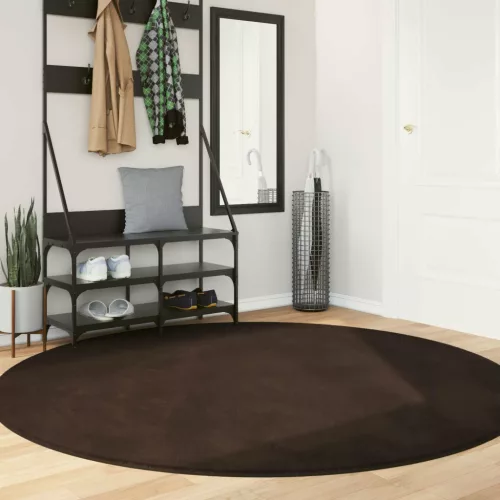  Területszőnyegek Kerek HUARTE Barna Ø 200 CM