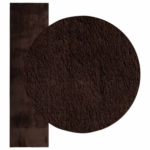  Közepes szálú, puha és mosható szőnyeg HUARTE Barna Poliészter