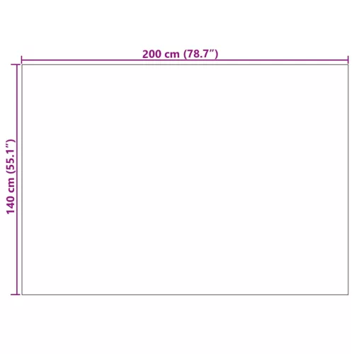  Területszőnyegek Négyszögletes Természetes 200 x 140 cm