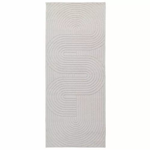  Területszőnyegek Négyszögletes Krém 200 x 80 cm