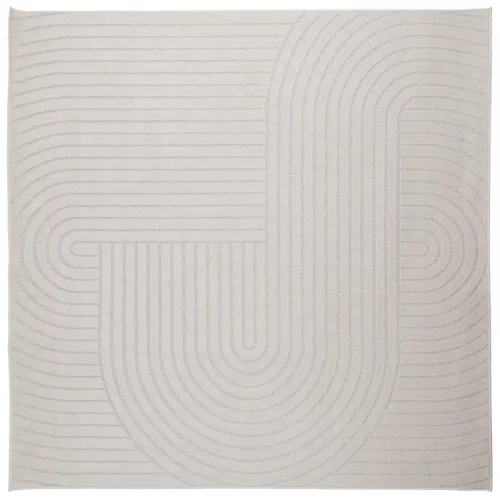  Területszőnyegek Négyzet Krém 120 x 120 cm