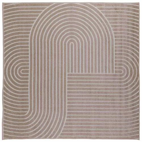  Területszőnyegek Négyzet Bézs 240 x 240 cm