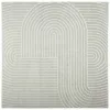  Területszőnyegek Négyzet HUARTE Zöld 200 x 200 cm Poliészter