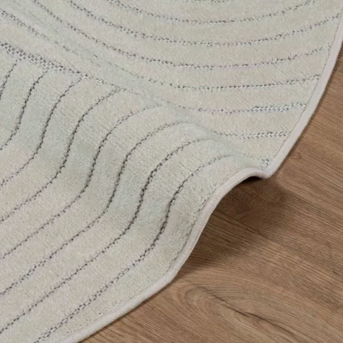  Területszőnyegek Kerek HUARTE Zöld Ø 120 CM Poliészter