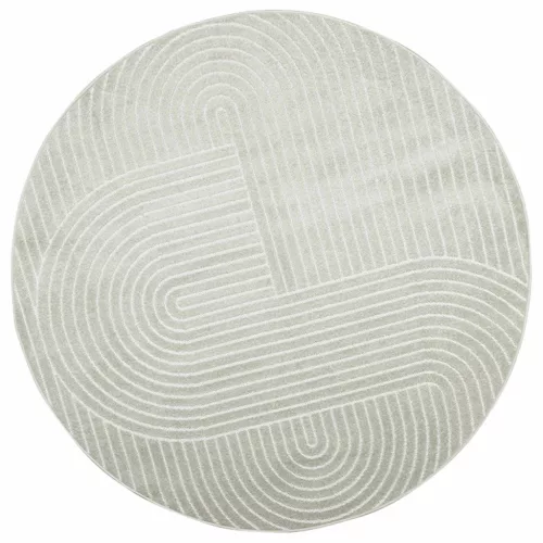  Területszőnyegek Kerek HUARTE Zöld Ø 200 CM Poliészter