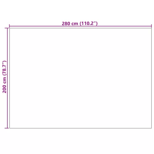  Területszőnyegek HUARTE Bézs 280 x 200 cm Poliészter