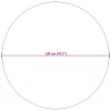  Területszőnyegek Kerek HUARTE Bézs Ø 120 CM Poliészter