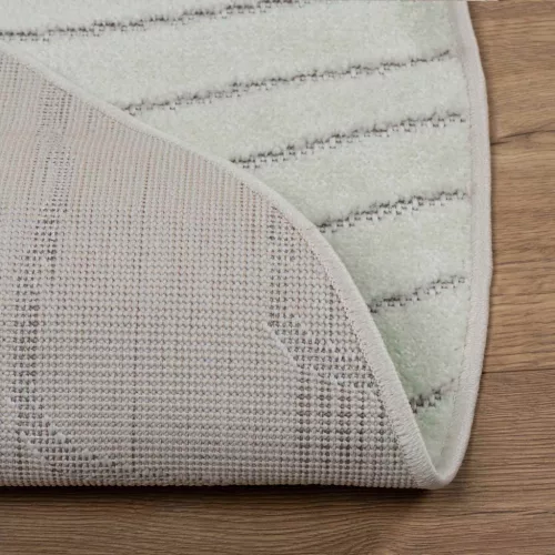  Területszőnyegek Kerek HUARTE Zöld Ø 120 CM Poliészter