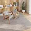  Területszőnyegek HUARTE Krém és Taupe 120 x 120 cm Poliészter