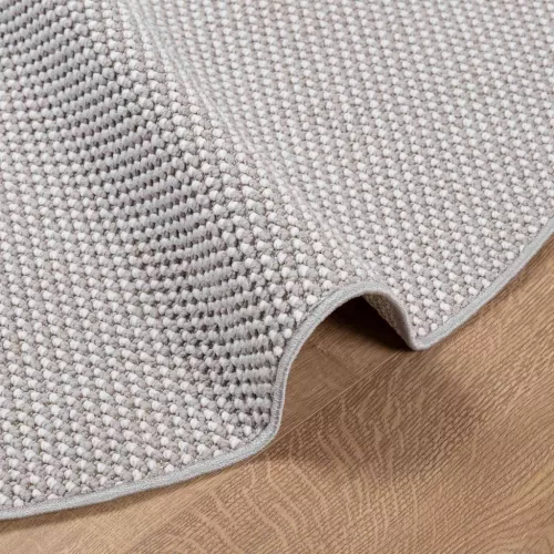  Területszőnyegek Kerek HUARTE Krém és Szürke Ø 120 CM