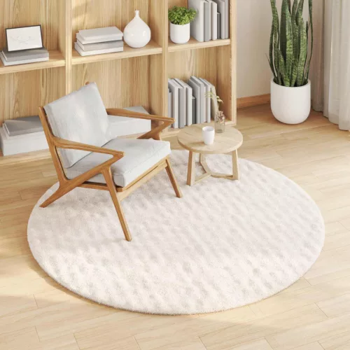  Területszőnyegek Kerek Krém Ø 120 CM