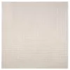  Területszőnyegek Négyzet HUARTE Bézs 120 x 120 cm Poliészter