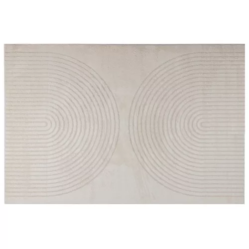  Területszőnyegek Négyszögletes Krém 340 x 240 cm