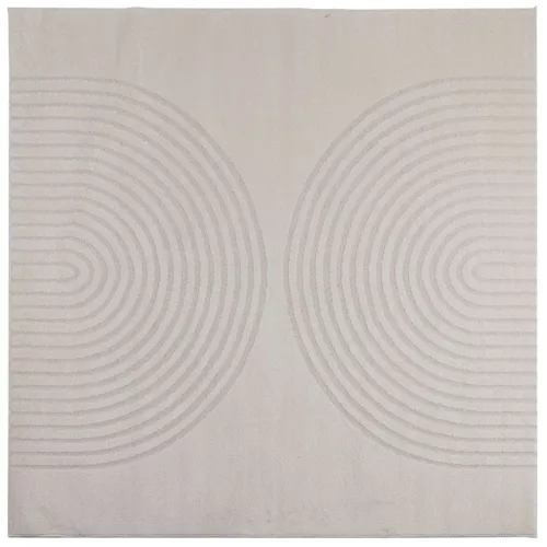  Területszőnyegek Négyzet Krém 120 x 120 cm