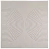  Területszőnyegek Négyzet Krém 200 x 200 cm