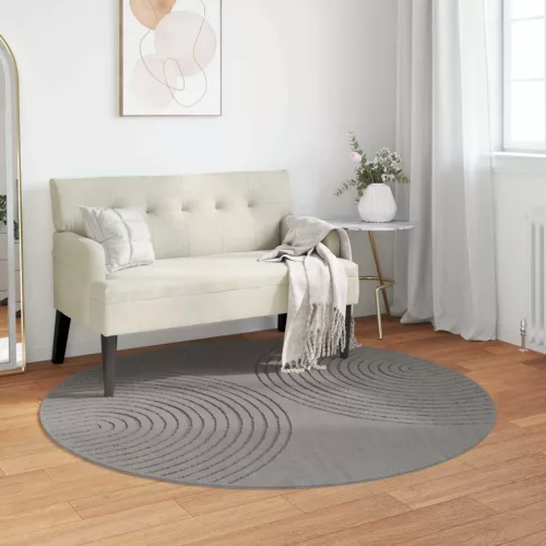  Területszőnyegek Kerek Szürke Ø 200 CM