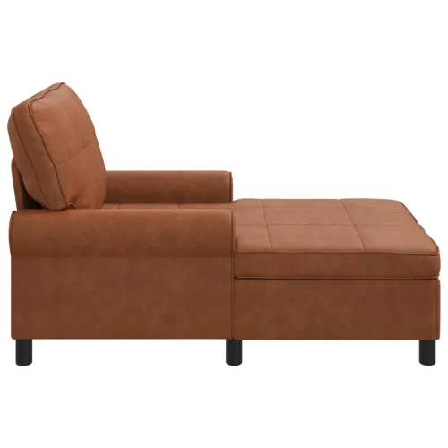  PÁRÁS FOTEL párnával Barna 91 x 157 x 91 cm Antik PU