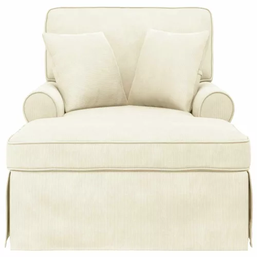  Fotel Loungba Szoknyával Krém 91 x 157 x 91 cm Kábelt Szövet