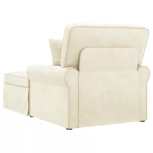  Fotel Loungba Szoknyával Krém 91 x 157 x 91 cm Kábelt Szövet