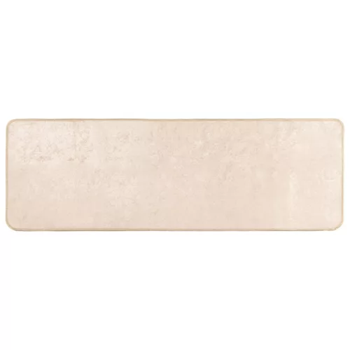  Szőnyeg Nyomtatás Krém 150 x 50 cm Poliészter és PVC