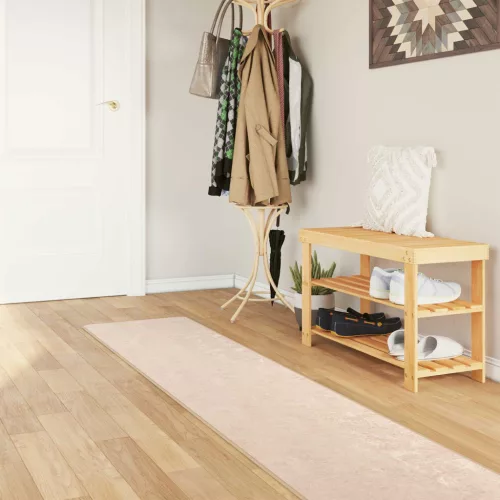  Szőnyeg Nyomtatás Krém 350 x 50 cm Poliészter és PVC